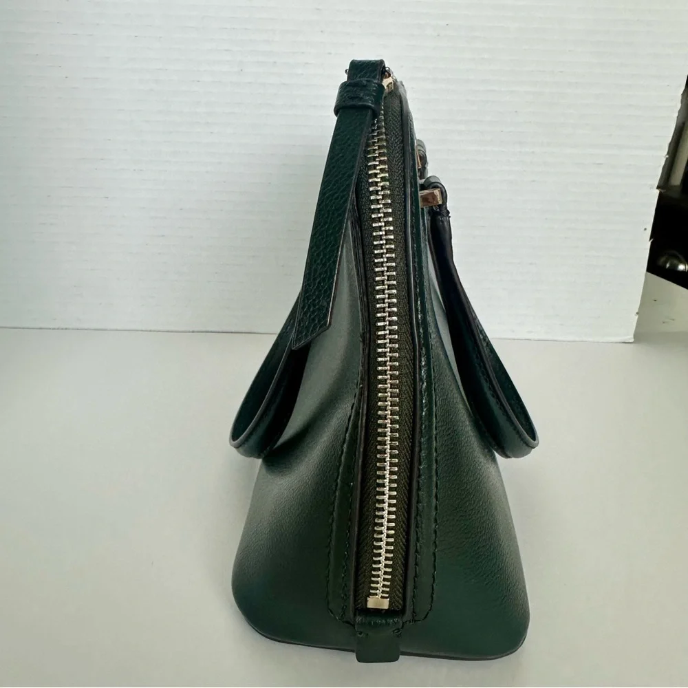 Kate Spade New York Forest Green Dome Purse w Cross Body Strap - Picture 11 of 16